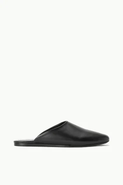 Mules & Flats<STAUD ABBY SLIPPER   BLACK