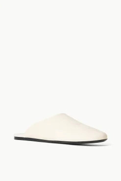 Mules & Flats<STAUD ABBY SLIPPER CREAM