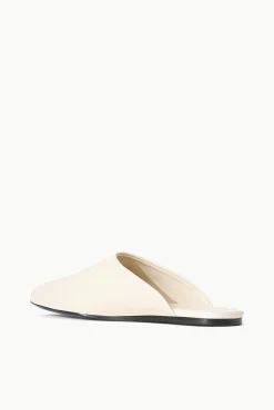 Mules & Flats<STAUD ABBY SLIPPER CREAM