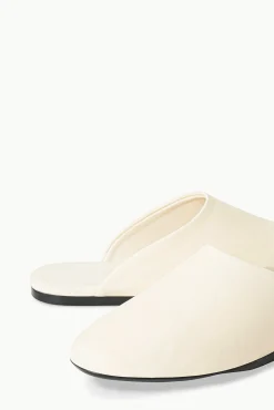 Mules & Flats<STAUD ABBY SLIPPER CREAM