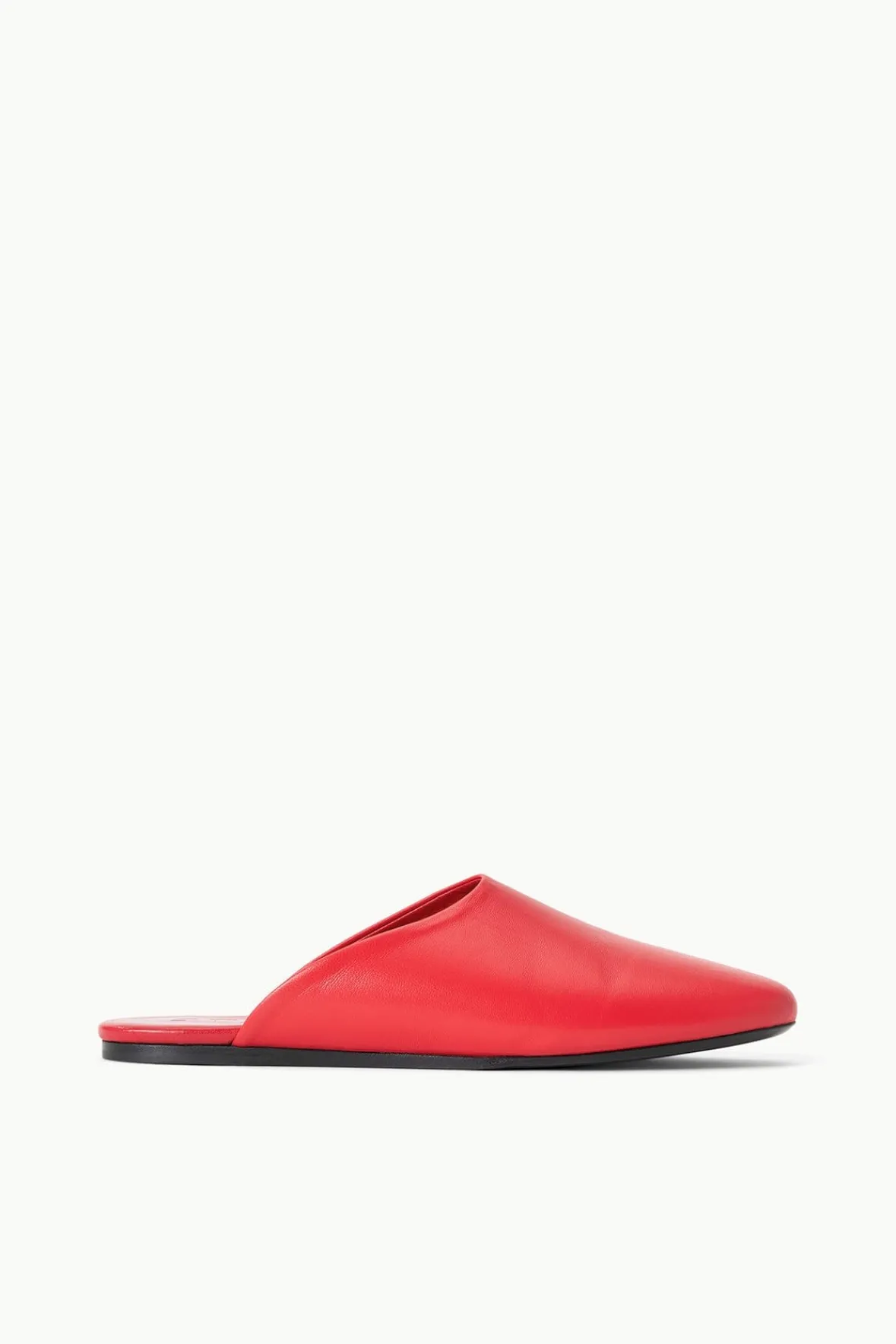 Mules & Flats<STAUD ABBY SLIPPER RED ROSE REDROSE