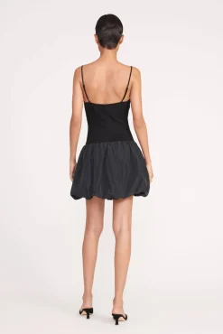 Dresses<STAUD ABLEE DRESS   BLACK