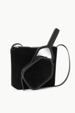 STAUD Court<STAUD ACE CROSSBODY BAG   BLACK