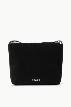 STAUD Court<STAUD ACE CROSSBODY BAG   BLACK