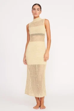Cover-Ups<STAUD ADAIR DRESS   NATURAL
