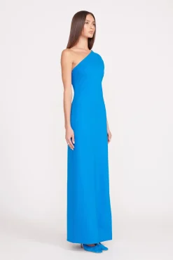 Dresses<STAUD ADALYNN DRESS  DIRECTOR BLUE DIRECTORBLUE