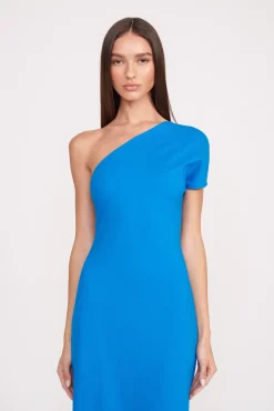 Dresses<STAUD ADALYNN DRESS DIRECTOR BLUE DIRECTORBLUE