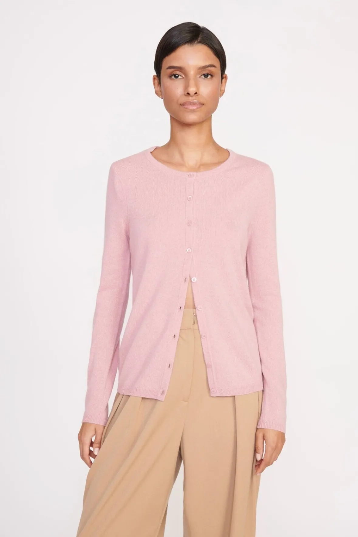 Knits<STAUD ADAN CARDIGAN CHERRY BLOSSOM CHERRYBLOSSOM