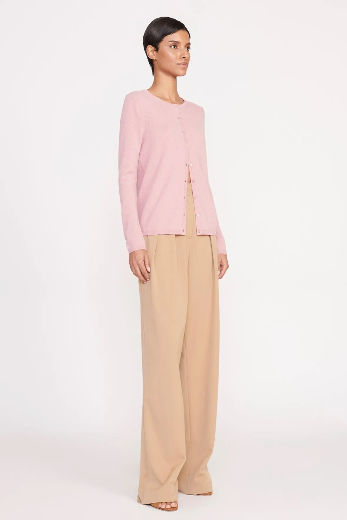 Knits<STAUD ADAN CARDIGAN CHERRY BLOSSOM CHERRYBLOSSOM