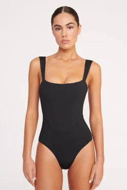 One Pieces<STAUD ADELAIDE ONE PIECE   BLACK