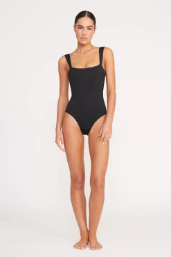 One Pieces<STAUD ADELAIDE ONE PIECE   BLACK