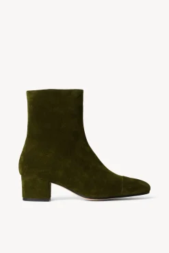 Boots|The Boot Shop<STAUD AIMEE SHORT BOOT  OLIVE SUEDE OLIVESUEDE