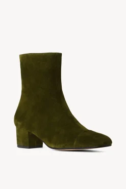 Boots|The Boot Shop<STAUD AIMEE SHORT BOOT  OLIVE SUEDE OLIVESUEDE