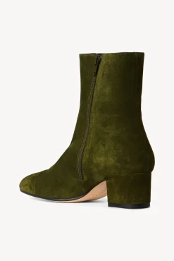 Boots|The Boot Shop<STAUD AIMEE SHORT BOOT  OLIVE SUEDE OLIVESUEDE