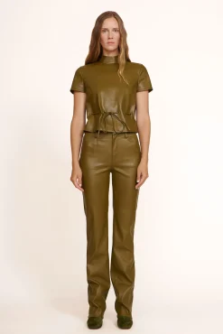 Boots|The Boot Shop<STAUD AIMEE SHORT BOOT  OLIVE SUEDE OLIVESUEDE