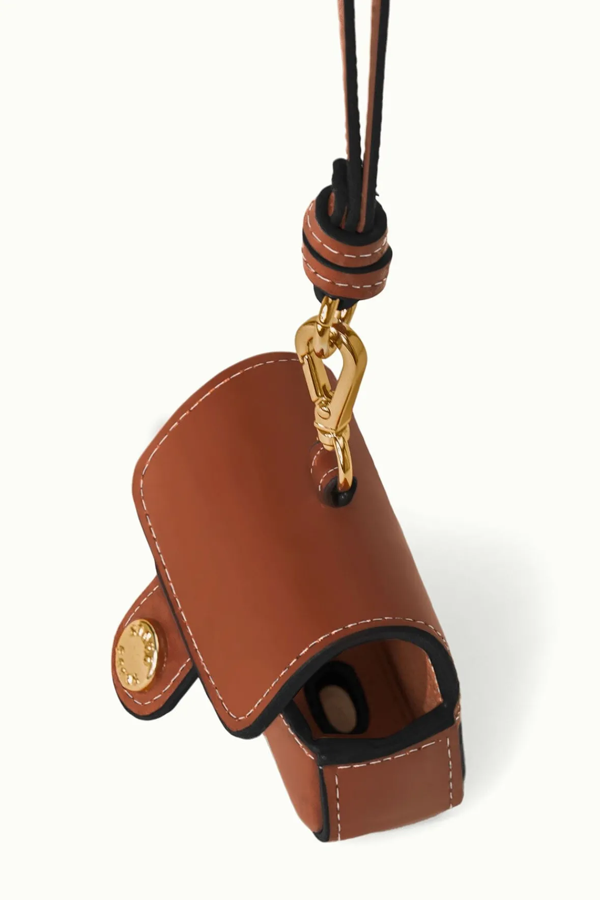 Small Leather Goods|Necklaces<STAUD AIRPOD PRO CASE Tan