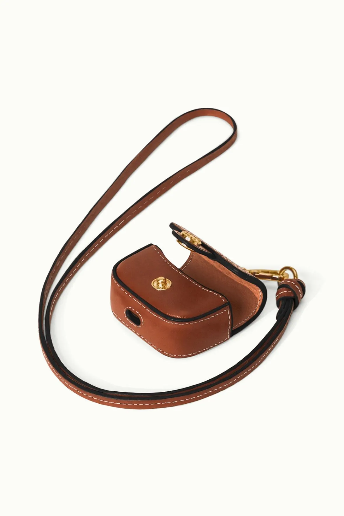 Small Leather Goods|Necklaces<STAUD AIRPOD PRO CASE Tan