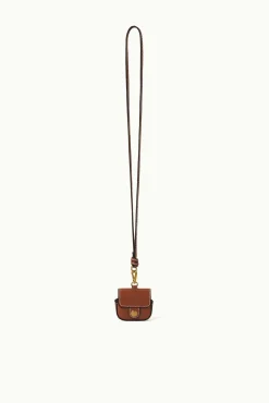 Small Leather Goods|Necklaces<STAUD AIRPOD PRO CASE Tan