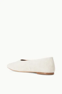 The Alba Ballet Flat|Spring Slides<STAUD ALBA BALLET FLAT NATURAL