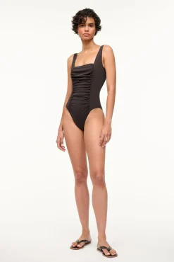 One Pieces<STAUD ALDER ONE PIECE   BLACK