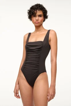 One Pieces<STAUD ALDER ONE PIECE   BLACK