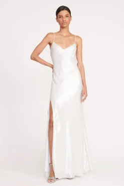 Dresses<STAUD ALEXA DRESS   SILVER