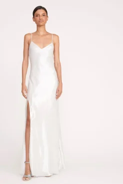 Dresses<STAUD ALEXA DRESS   SILVER