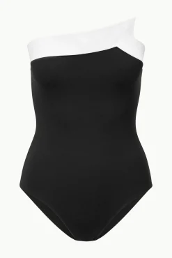 One Pieces<STAUD ALEXANDRA ONE PIECE  BLACK WHITE BLACKWHITE