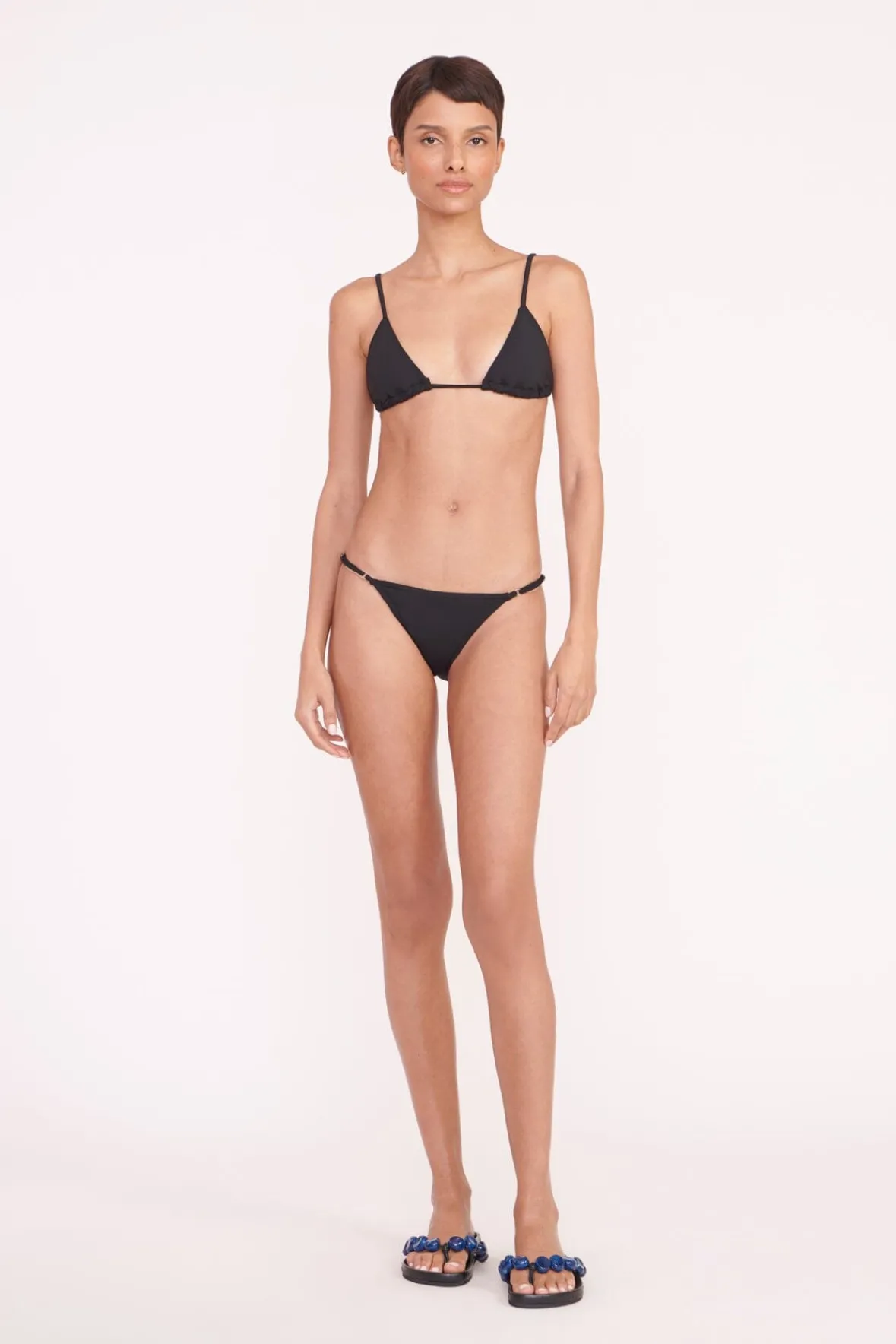 Bikinis<STAUD ALEXIS TRIANGLE TOP BLACK