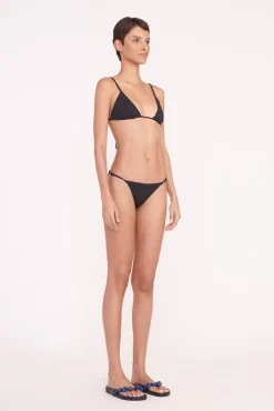 Bikinis<STAUD ALEXIS TRIANGLE TOP BLACK