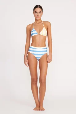 Bikinis<STAUD ALEXIS TRIANGLE TOP  BUTTERCUP SEASHORE STRIPE BUTTERCUPSEASHORESTRIPE