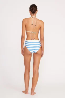 Bikinis<STAUD ALEXIS TRIANGLE TOP BUTTERCUP SEASHORE STRIPE BUTTERCUPSEASHORESTRIPE