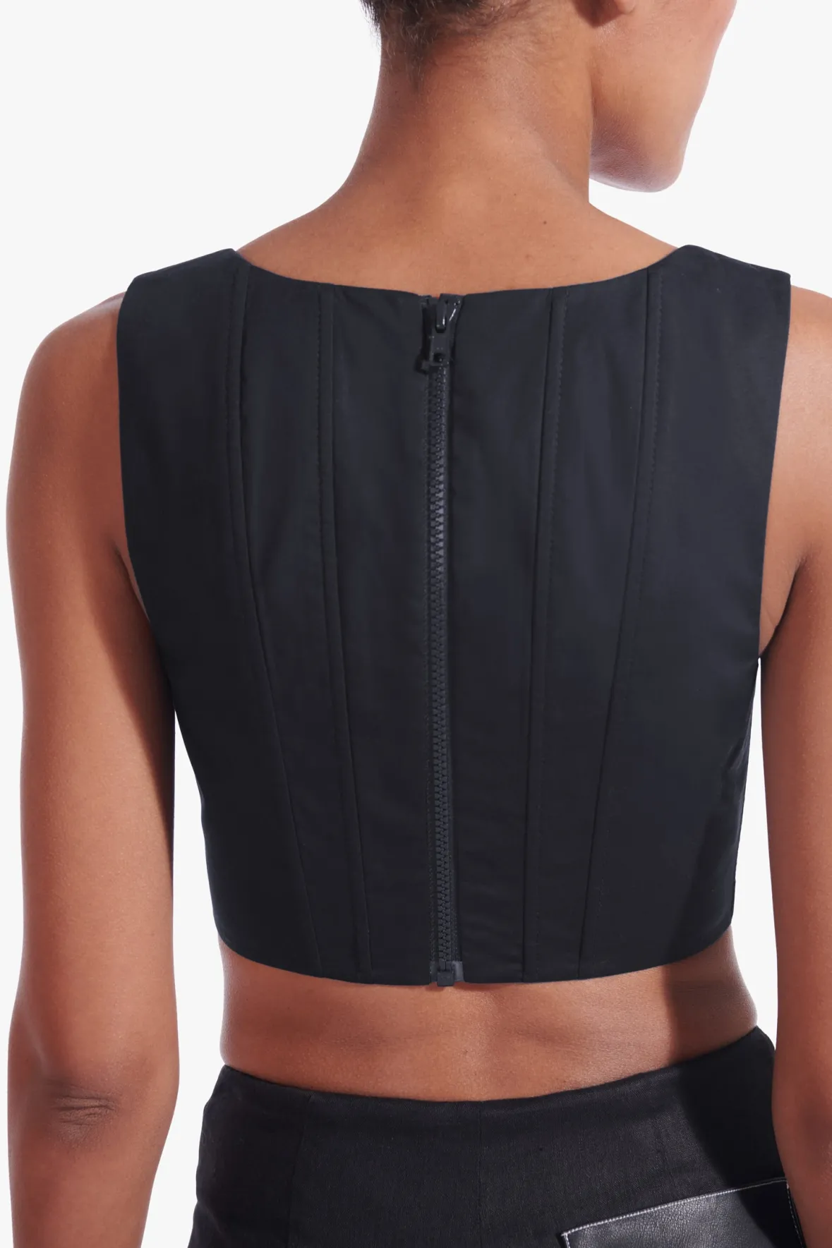 Tops<STAUD ALICE TOP BLACK