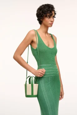 Allora|Totes<STAUD ALLORA MICRO TOTE  CREAM LEAF CREAMLEAF