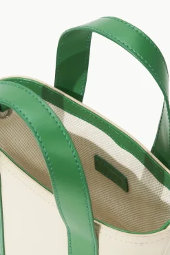Allora|Totes<STAUD ALLORA MICRO TOTE  CREAM LEAF CREAMLEAF