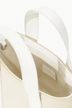 Allora|Totes<STAUD ALLORA MICRO TOTE  CREAM PAPER CREAMPAPER