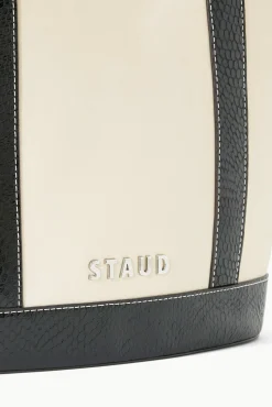 Allora|Totes<STAUD ALLORA TOTE  CREAM BLACK