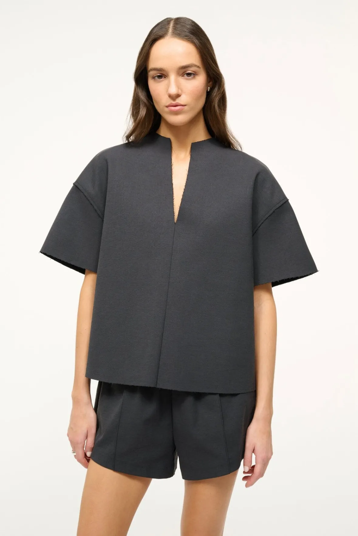 Tops<STAUD AMIGONI TOP BLACK