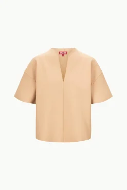 Tops<STAUD AMIGONI TOP FAWN