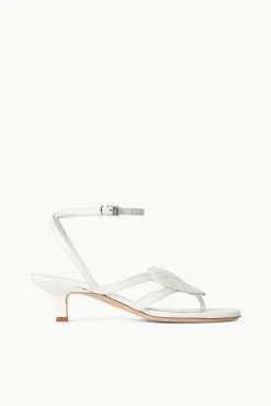 Heels<STAUD AMOUR KITTEN HEEL   PAPER
