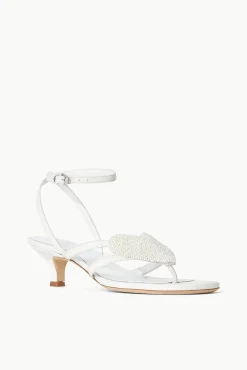 Heels<STAUD AMOUR KITTEN HEEL   PAPER