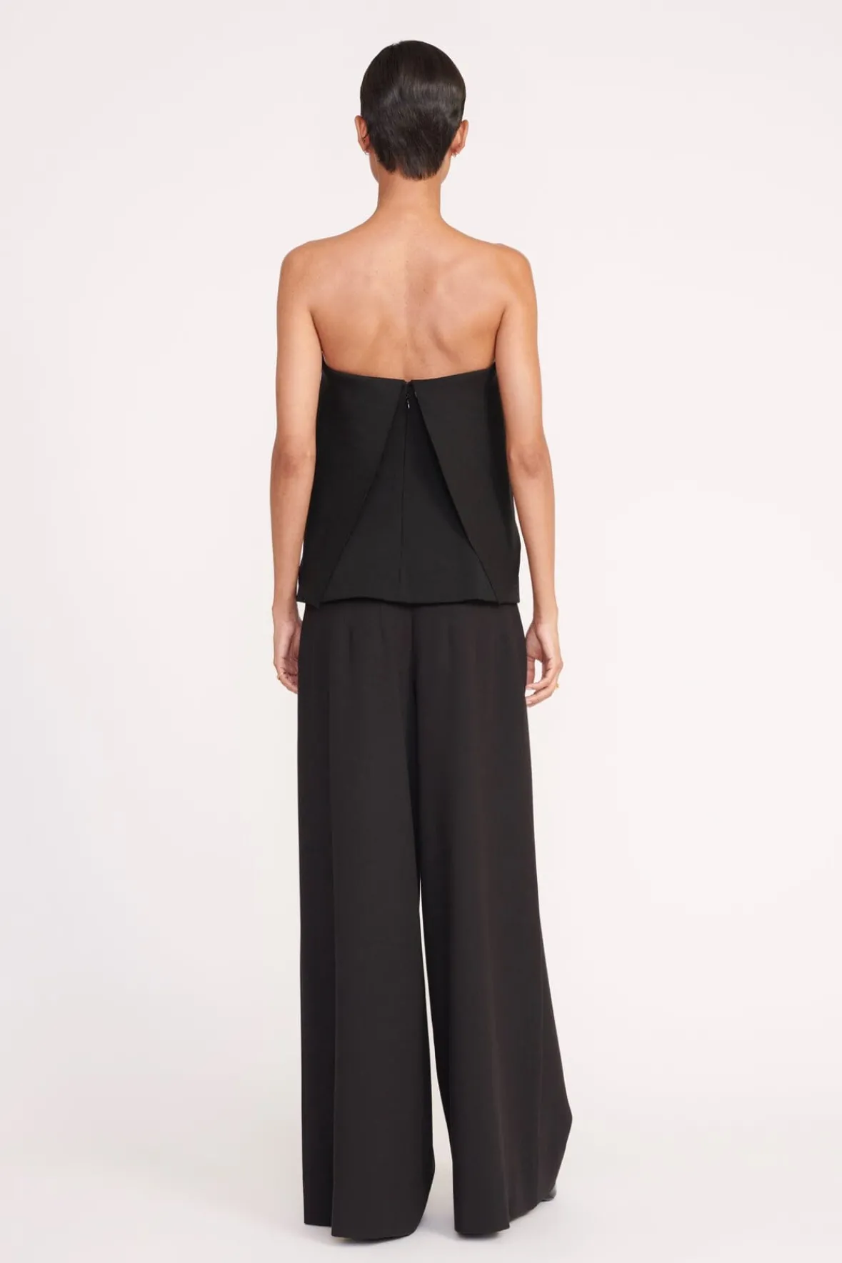 Tops<STAUD ANASTASIA TOP BLACK
