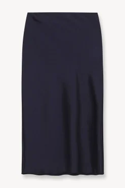 Skirts|Essentials<STAUD ANGELA SKIRT   NAVY