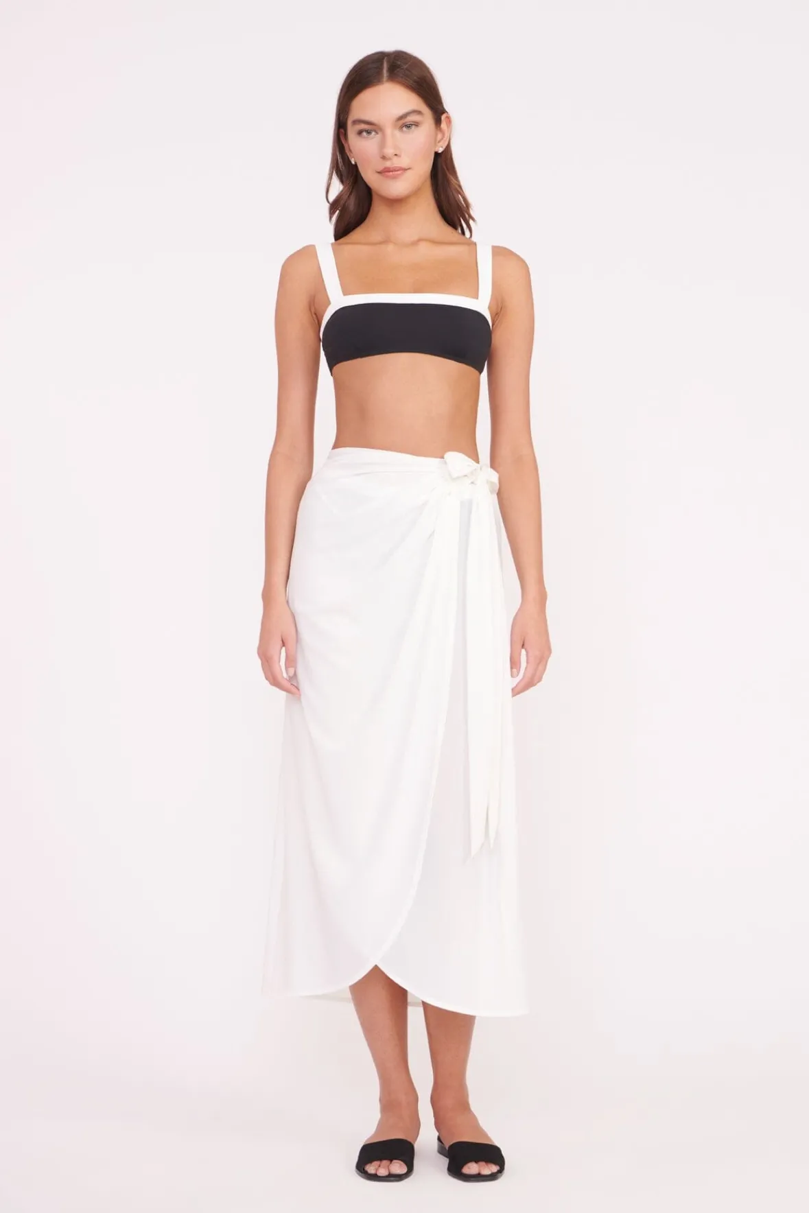 Cover-Ups<STAUD ANGELICA COVERUP SKIRT WHITE