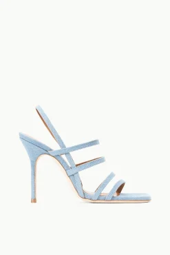 STAUD + Wrangler<STAUD ANISE HEEL  DENIM BLUE DENIMBLUE