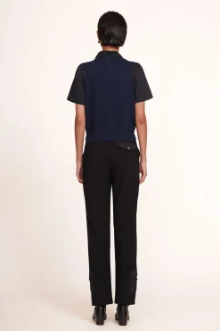 Tops<STAUD ARYA TOP  NAVY BLACK NAVYBLACK