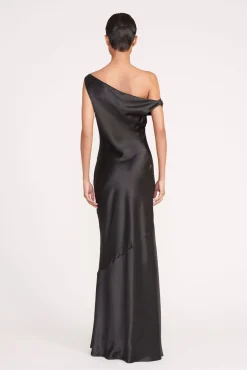 Dresses<STAUD ASHANTI DRESS   BLACK