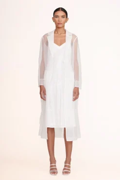 Dresses<STAUD ASHLEY DRESS WHITE