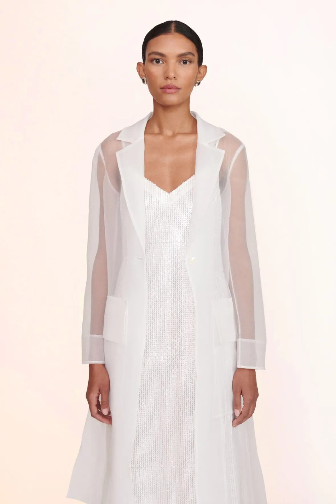 Dresses<STAUD ASHLEY DRESS WHITE