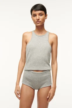 Best Sellers|Tops<STAUD AYANA TOP HEATHER GREY HEATHERGREY